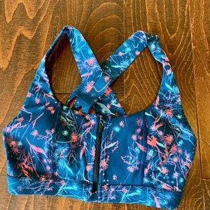 Sweaty Betty Circuit Zip up sports Bra xs NWT!